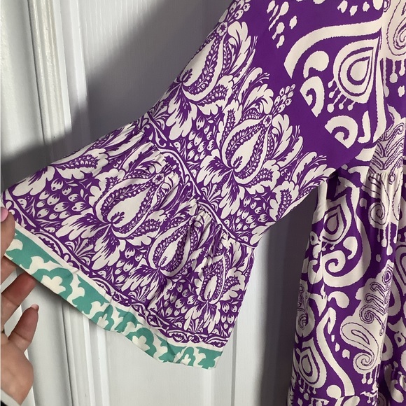 NWT Babydoll boho flowy mini dress made in Italy - Picture 4 of 11